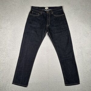 Hart n Dagger Jeans Mens 33x30 Blue Tapered Fit‎ Denim Button Fly Made in USA